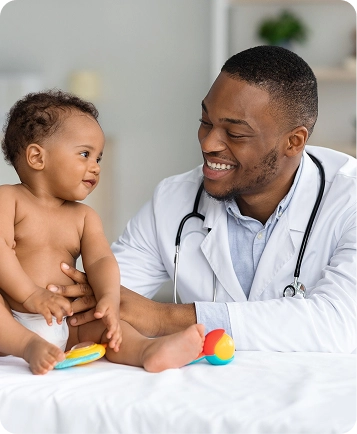 Doctor consulting patient